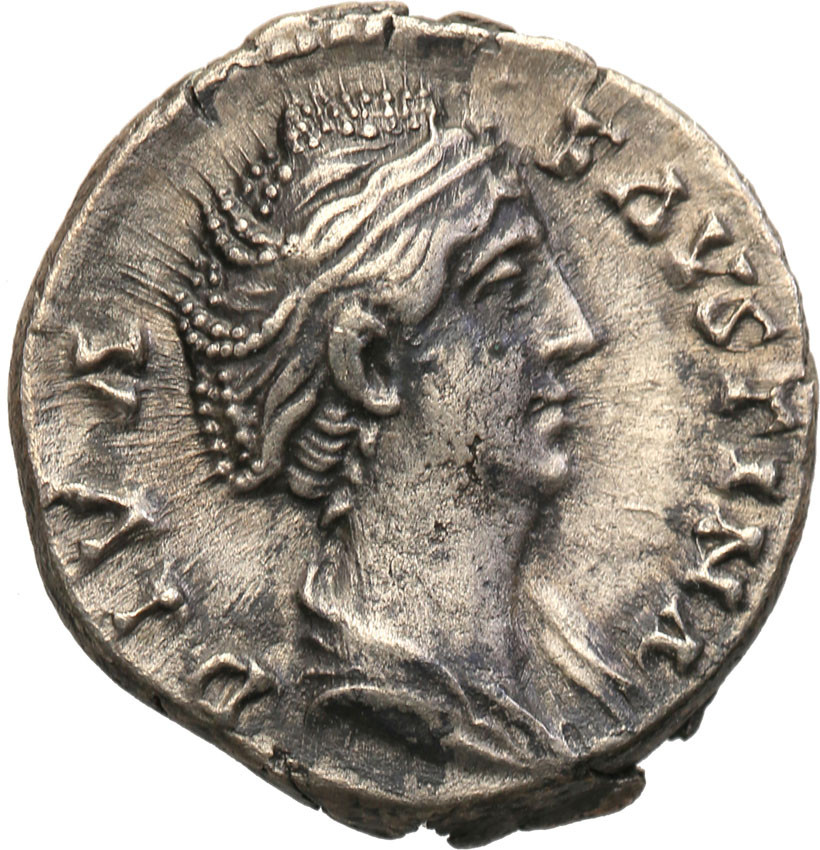 Cesarstwo Rzymskie, Faustyna I 138-141 denar po 147